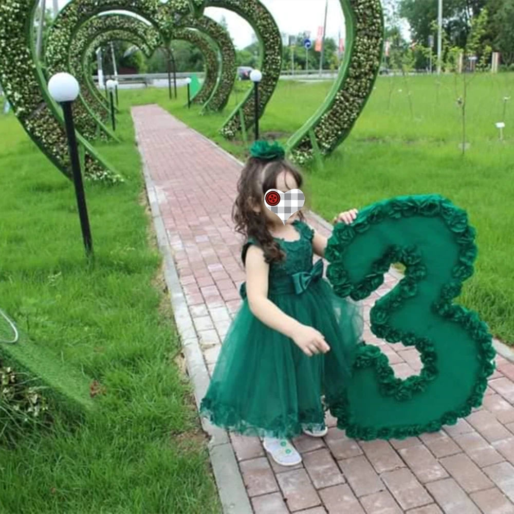 Girls' Wedding & Party Dress – Elegant Tulle Gown