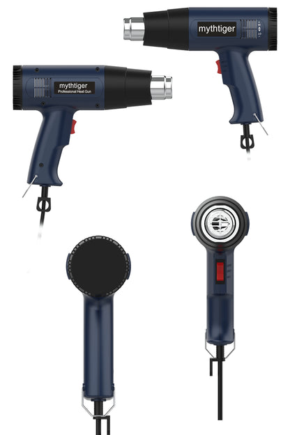 2000W Professional Heat Gun – Adjustable Temp, 4 Nozzles for DIY & Home Projects