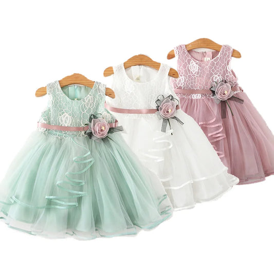 Baby Girl Summer Tutu Princess Party Dress