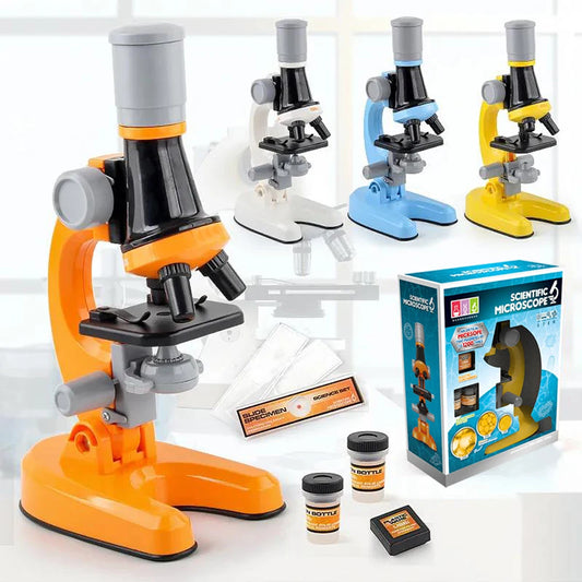 Zoom Children Microscope – LED 1200x Biology Lab Science Kit for Kids