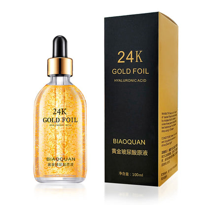 Luxury Lift: 24K Gold Hyaluronic Acid Anti-Aging Face Serum