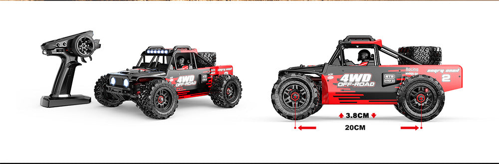 Brushless 1:16 RC Car – MJX Hyper Go High-Speed 4WD Truck Toy