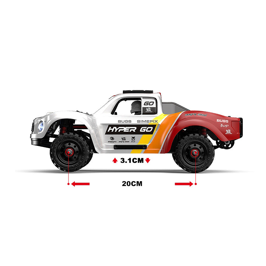 Brushless 1:16 RC Car – MJX Hyper Go High-Speed 4WD Truck Toy