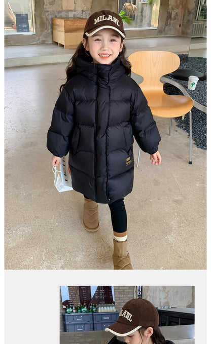 Teen Waterproof Puffer Coat – Extreme Cold Protection