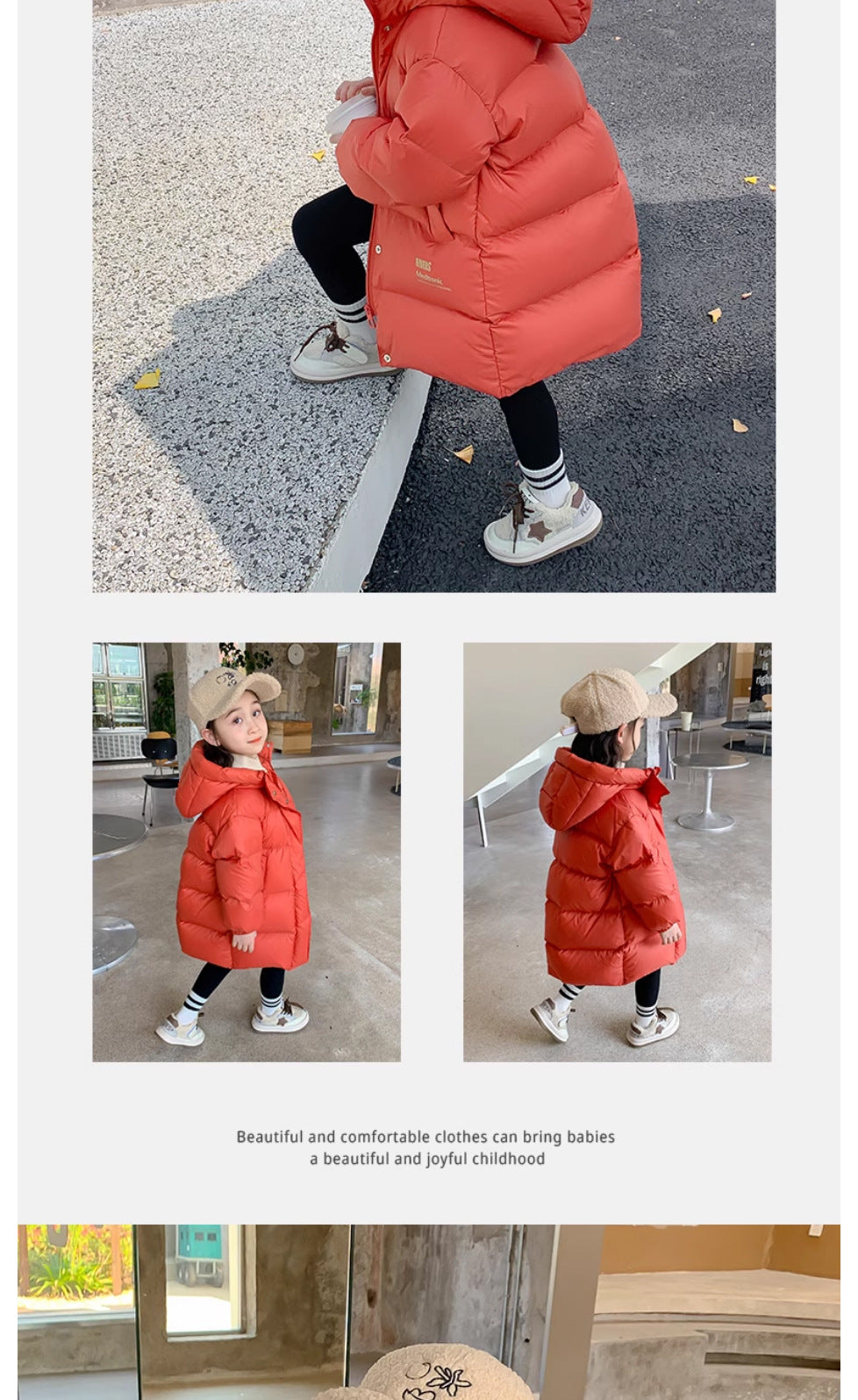 Teen Waterproof Puffer Coat – Extreme Cold Protection