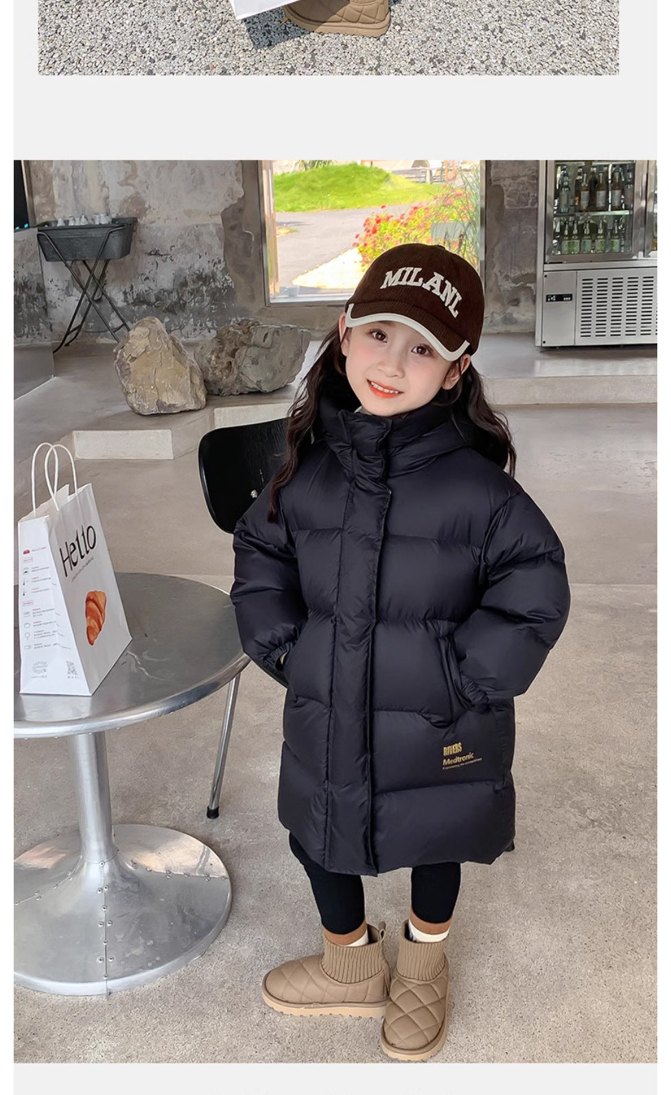 Teen Waterproof Puffer Coat – Extreme Cold Protection