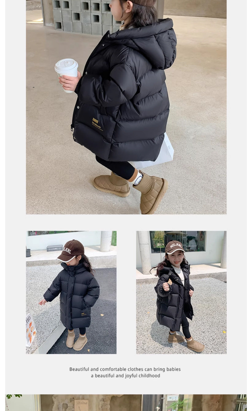 Teen Waterproof Puffer Coat – Extreme Cold Protection