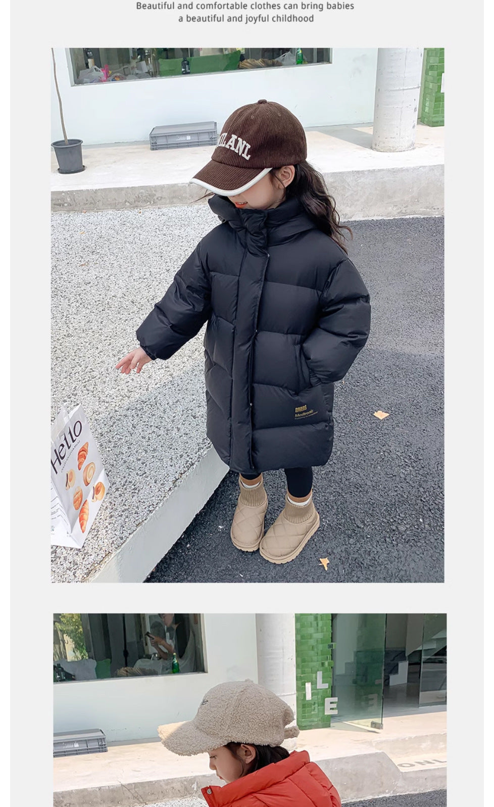 Teen Waterproof Puffer Coat – Extreme Cold Protection