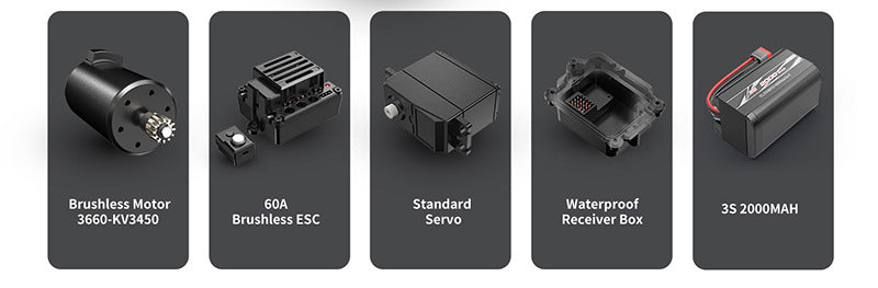 Brushless 1:16 RC Car – MJX Hyper Go High-Speed 4WD Truck Toy