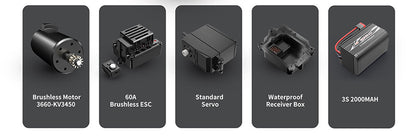 Brushless 1:16 RC Car – MJX Hyper Go High-Speed 4WD Truck Toy