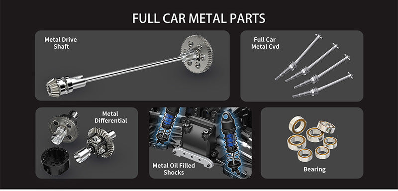 Brushless 1:16 RC Car – MJX Hyper Go High-Speed 4WD Truck Toy