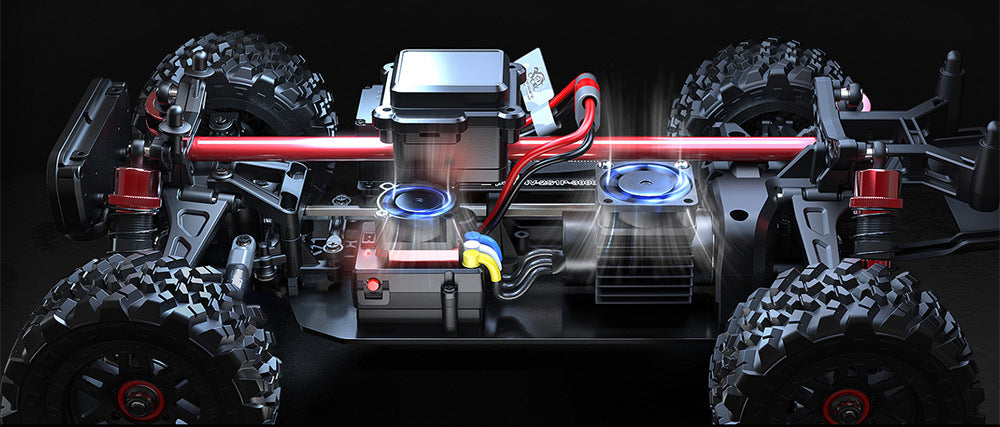 Brushless 1:16 RC Car – MJX Hyper Go High-Speed 4WD Truck Toy