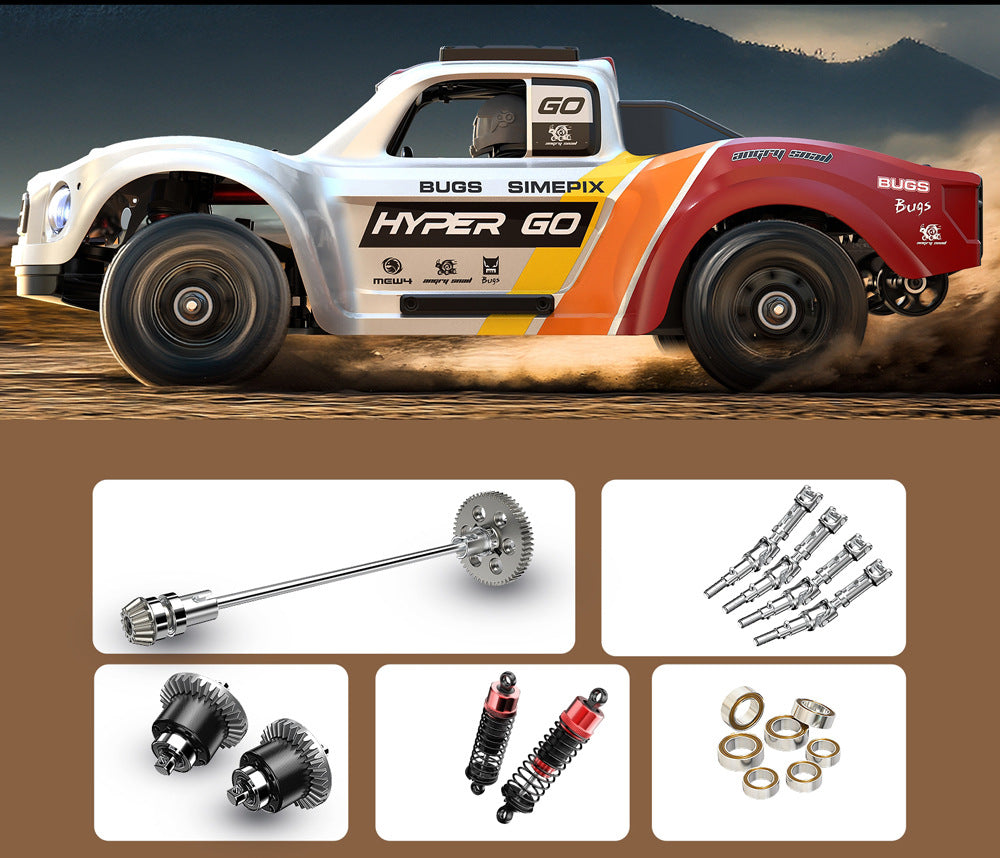 Brushless 1:16 RC Car – MJX Hyper Go High-Speed 4WD Truck Toy