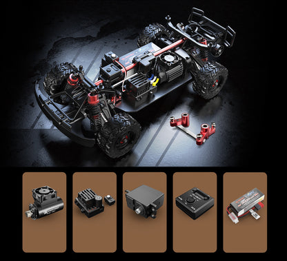 Brushless 1:16 RC Car – MJX Hyper Go High-Speed 4WD Truck Toy