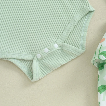 Sweet Baby Girl Summer Clothing Set 3Pcs