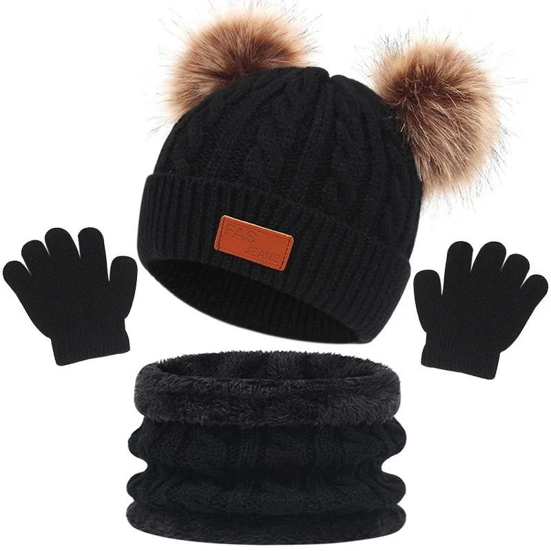 3-Piece Winter Essentials for Babies – Soft & Snuggly Set