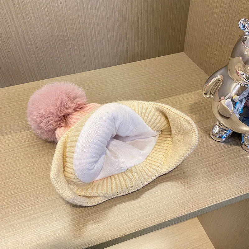 Children’s Cute Winter Hat with Matching Scarf