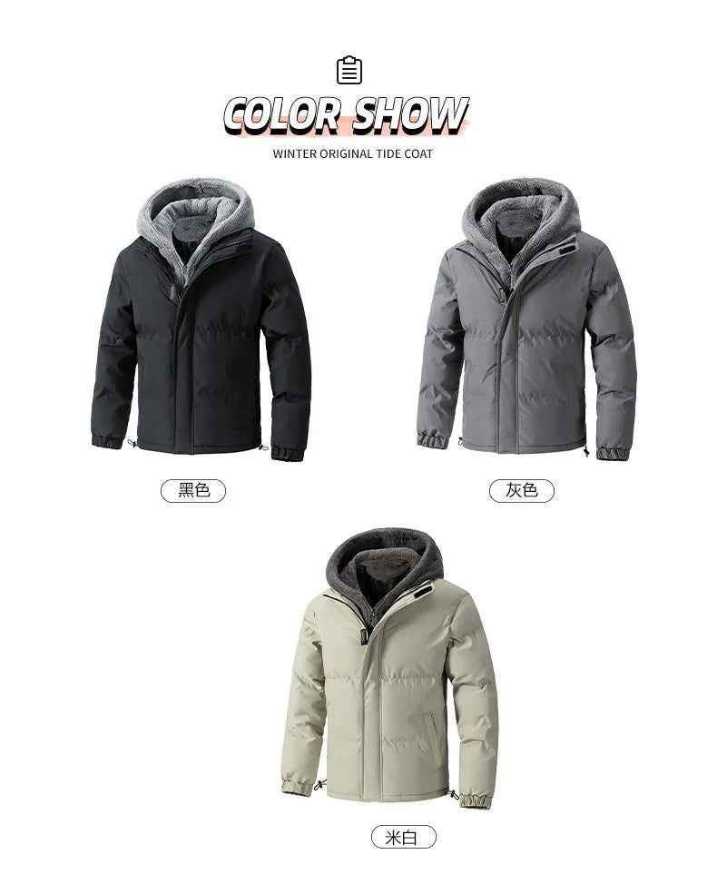 Plus Size Winter Jacket – Casual Cotton & Layered Look