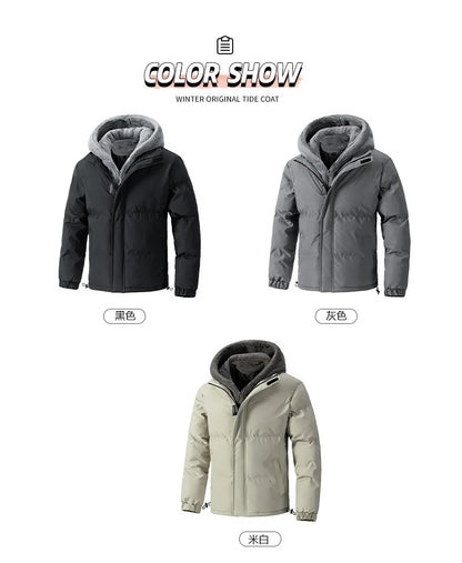 Plus Size Winter Jacket – Casual Cotton & Layered Look