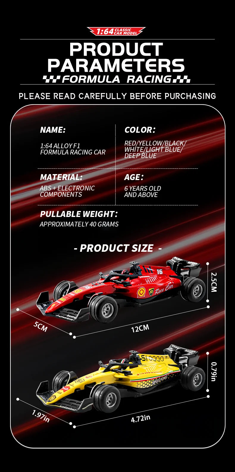 Mini RC Formula Car – Die-Cast 1:64 Racing Toy for Boys & Christmas