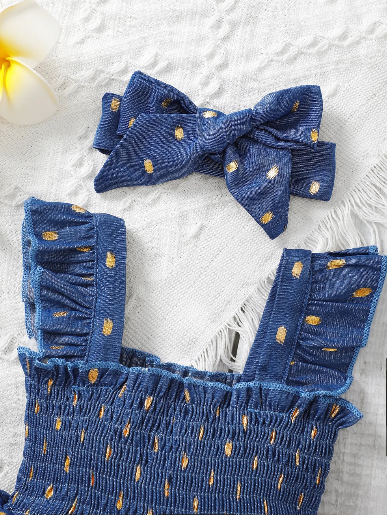 Toddler Girl Fashion Slip Dress & Headband Set