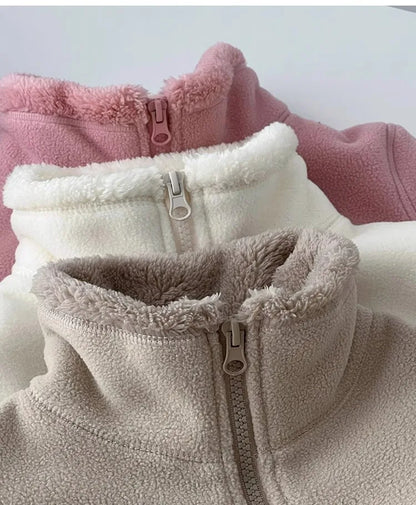 Thick Zipper Sweater for Boys & Girls – Cozy Style