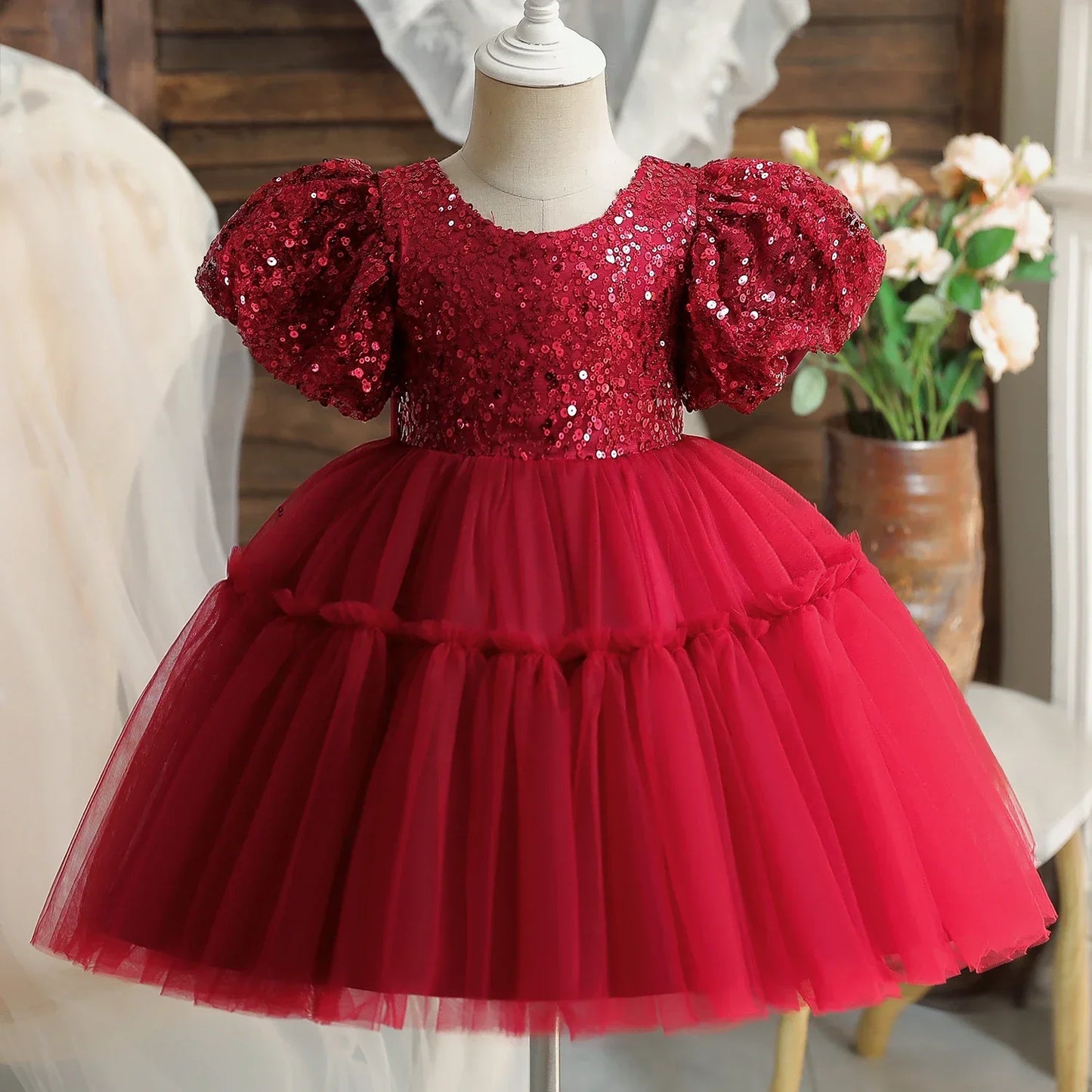 Kids Fancy Birthday & Baptism Summer Dress