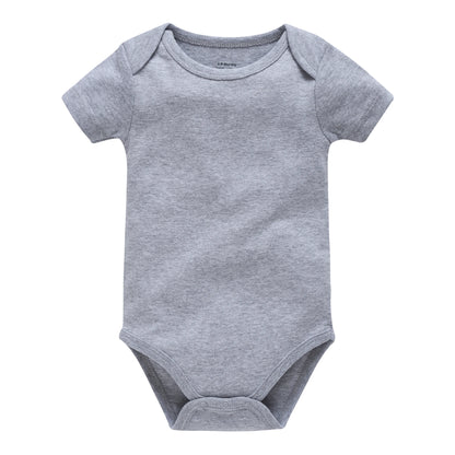Short Sleeve Baby Bodysuit – Soft Cotton (0–24M)