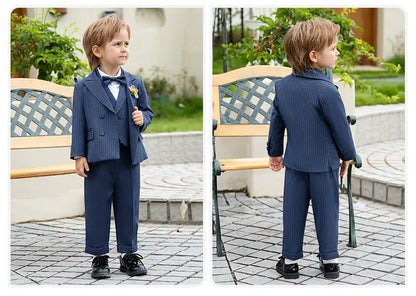 Children’s Striped Suit Set – Wedding & Piano Performance Outfit