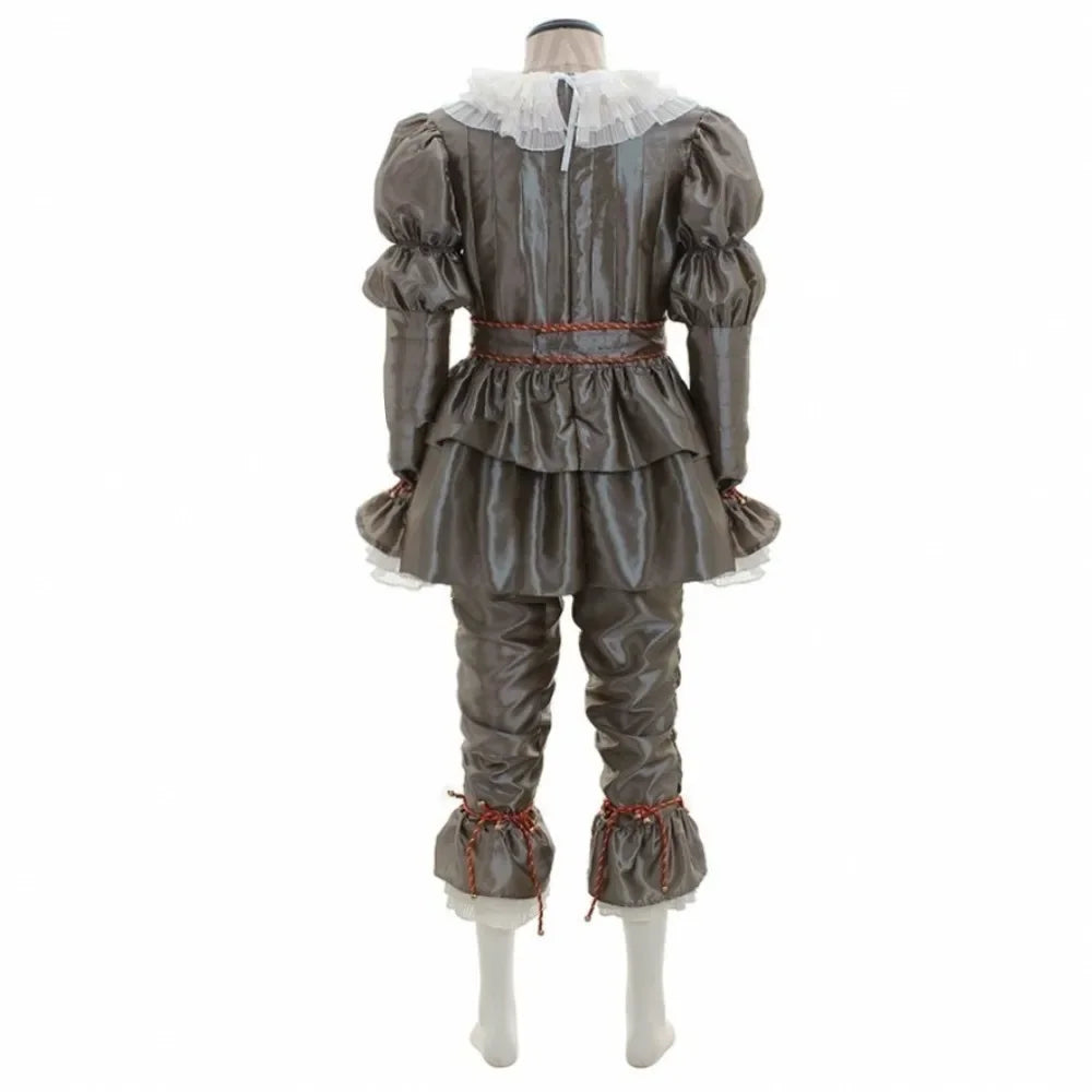 Stephen King Pennywise Cosplay – Men & Women Joker Clown Halloween Uniform
