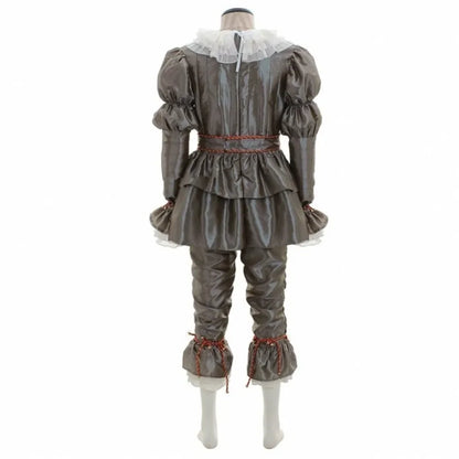 Stephen King Pennywise Cosplay – Men & Women Joker Clown Halloween Uniform