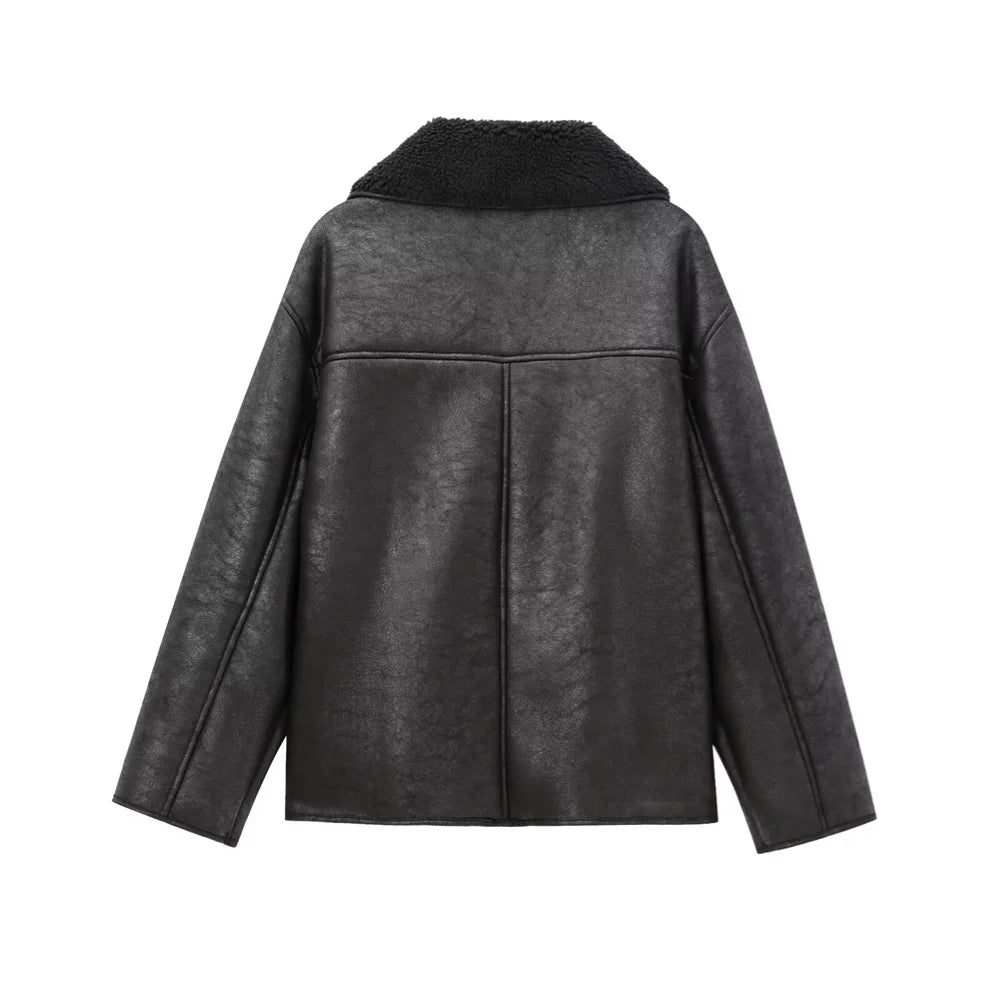 Warm & Stylish: Single-Breasted Winter Jacket