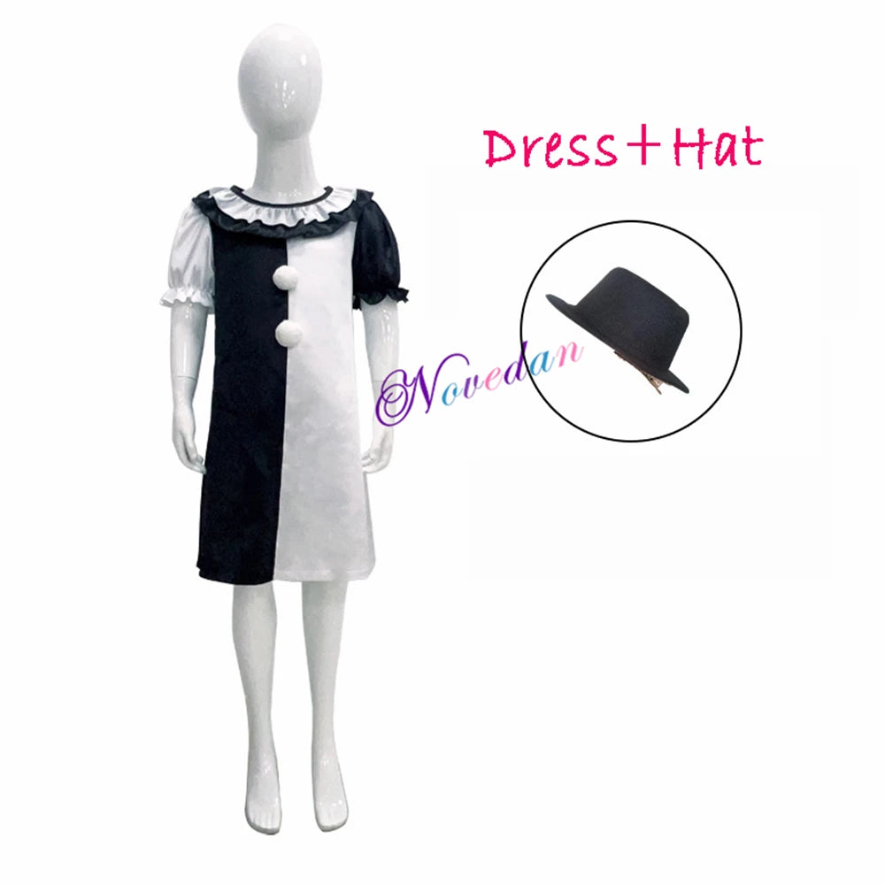 Scary Terrifier Costume – Kids’ Joker & Clown Cosplay Halloween Suit