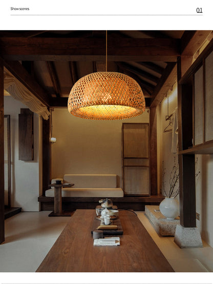 Elegant Weaving Hanging Lighting for Home & Restaurant