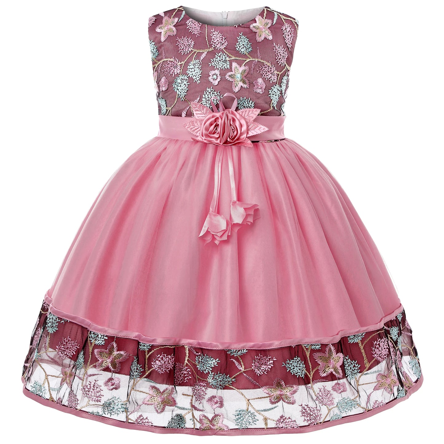 Girls’ Lace Flower Child Wedding & Party Dress