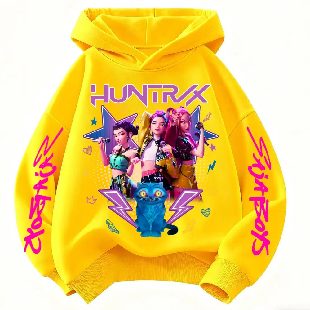 Y2K Kawaii Demon Hunter Girls Top – Long Sleeve Autumn Wear