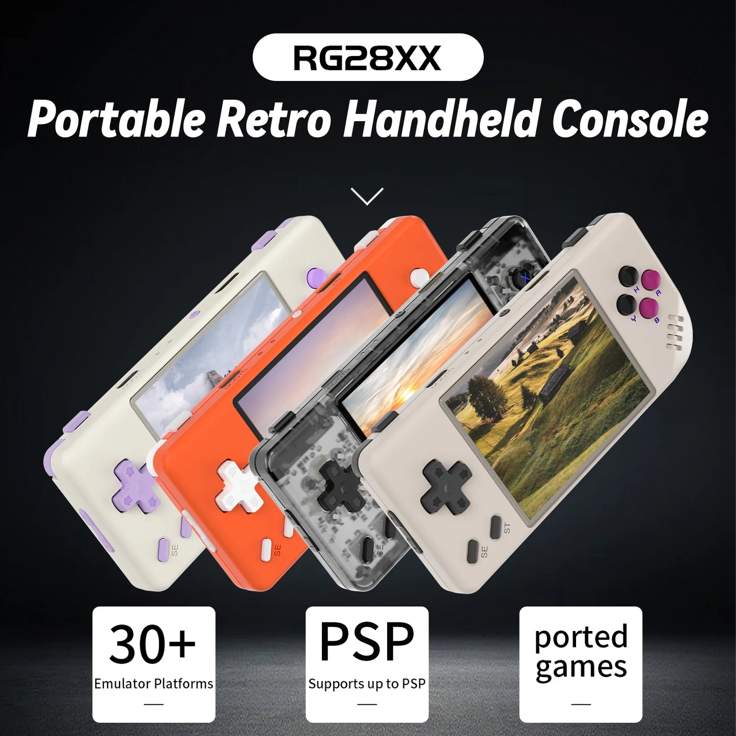 RG28XX Handheld Game Console – Ultimate Retro Gaming On-the-Go