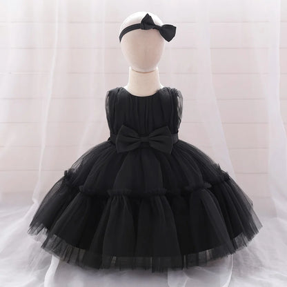 Baby Girl 1st Birthday Dress – Tulle Princess Gown