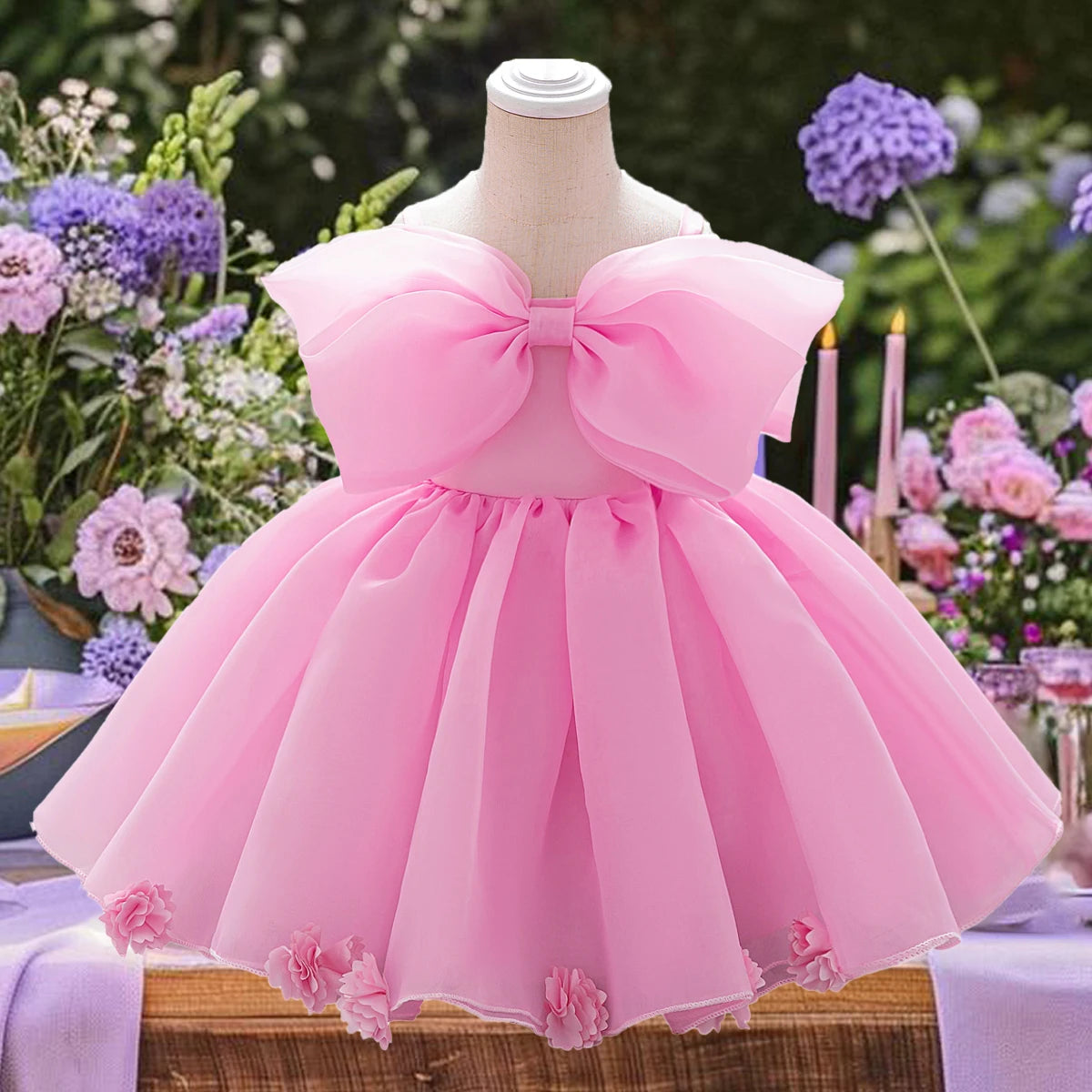 Baby Girl Dress – Elegant Party & Baptism Wear