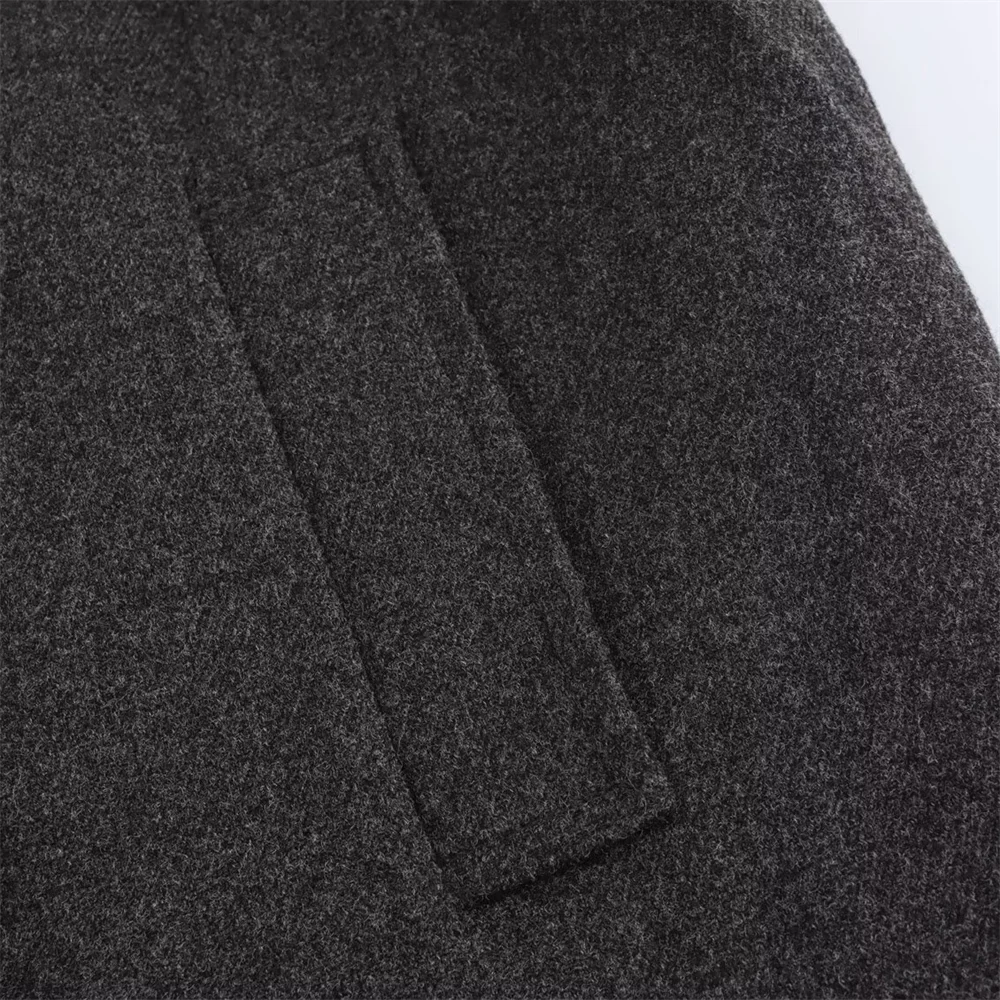 Casual Fall Coat for Women – Double Breasted