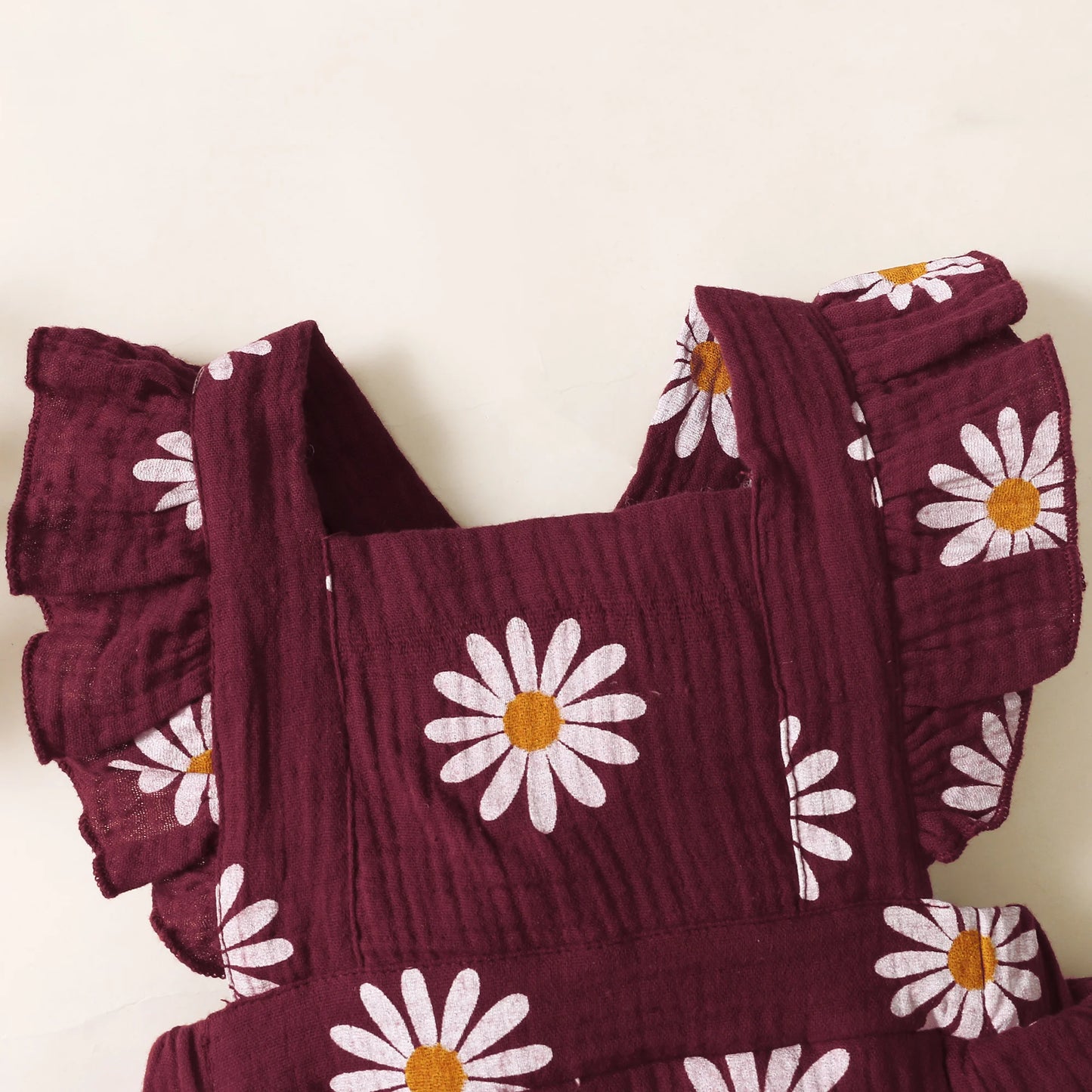 Cute Sunflower Baby Romper for Summer