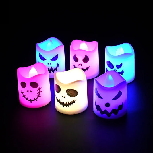 6pcs LED Halloween Candles – Spooky Glow for Any Occasion!