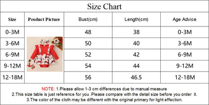 Cute Baby Girl Christmas Party Dress for Infants