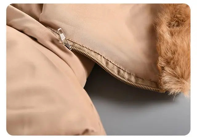 Kids’ Hooded Padded Coat – Thick & Cozy Winter Wear