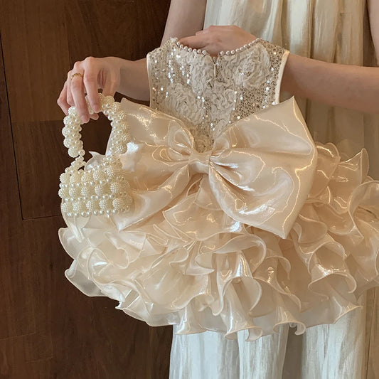 Elegant Baby Girl Dress for Party & Wedding
