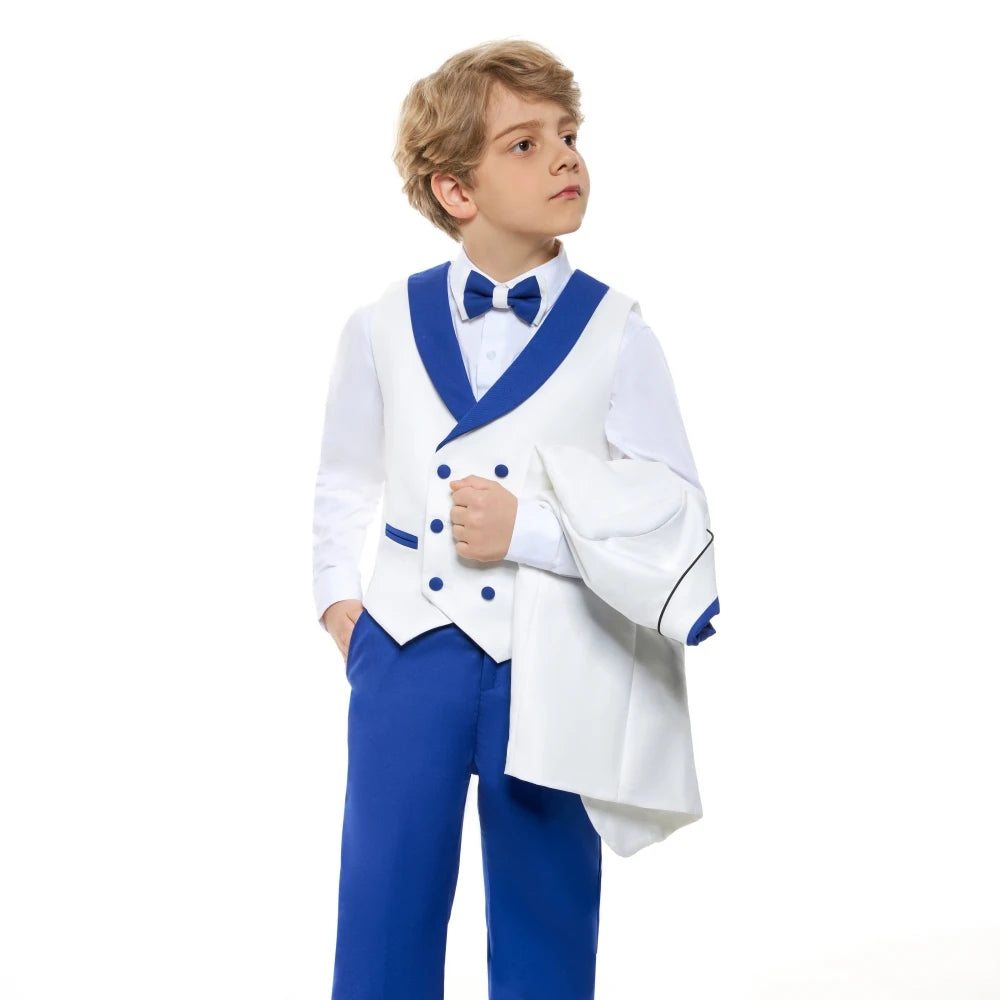 Boys’ Dresswear Outfit – 4-Piece Wedding & Birthday Formal Suit