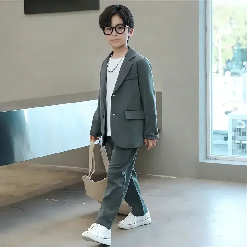 Children’s Elegant Blazer Set – Boys’ Formal Outfit for Parties & Events