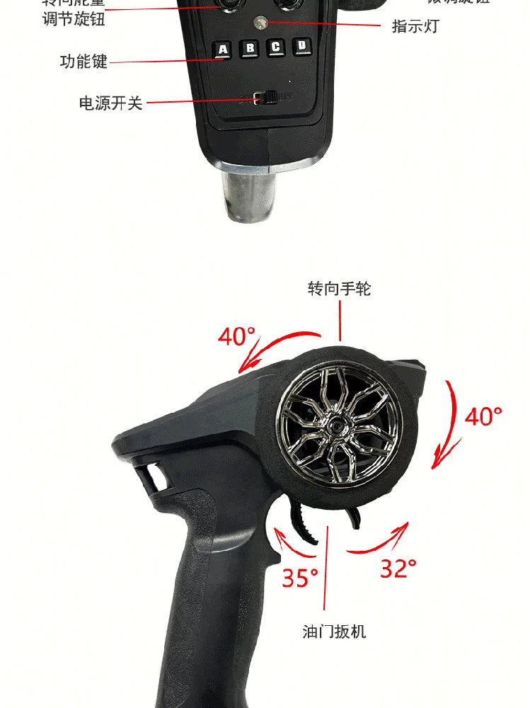1:14 RC Military Car – HG4-58 4WD Electric Off-Road Model