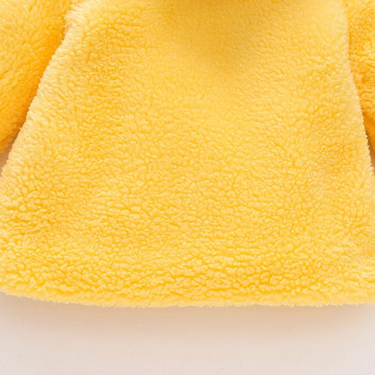 Baby Solid Color Fleece Jacket – Cozy Wear