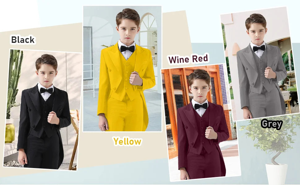 Little Gentleman 3-Piece Suit – Boys’ Prom, Wedding & Formal Outfit